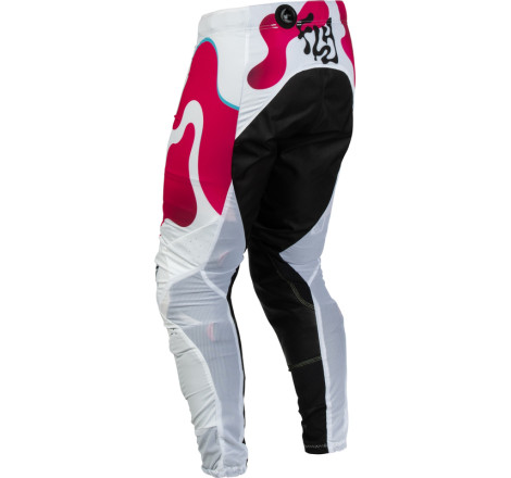 Pantalon FLY RACING Lite Vibe - blanc/rose/bleu