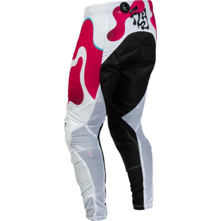 Pantalon FLY RACING Lite Vibe - blanc/rose/bleu