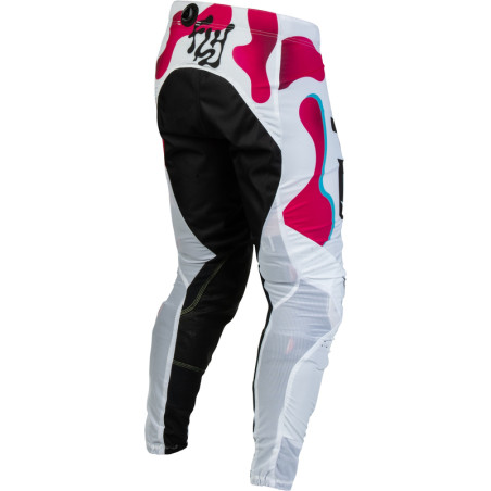 Pantalon FLY RACING Lite Vibe - blanc/rose/bleu