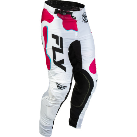 Pantalon FLY RACING Lite Vibe - blanc/rose/bleu
