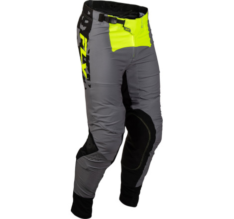 Pantalon enfant FLY RACING Lite Flake - gris/Hi-Vis/noir