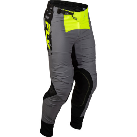 Pantalon enfant FLY RACING Lite Flake - gris/Hi-Vis/noir