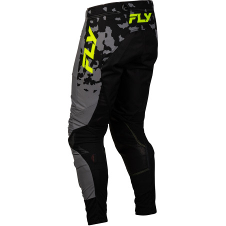 Pantalon enfant FLY RACING Lite Flake - gris/Hi-Vis/noir
