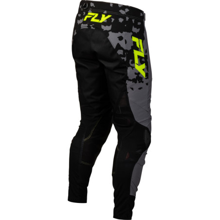 Pantalon enfant FLY RACING Lite Flake - gris/Hi-Vis/noir