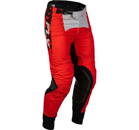 Pantalon enfant FLY RACING Lite Flake - rouge/gris/noir