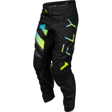 Pantalon FLY RACING Kinetic Volt - noir/gris/Teal/jaune