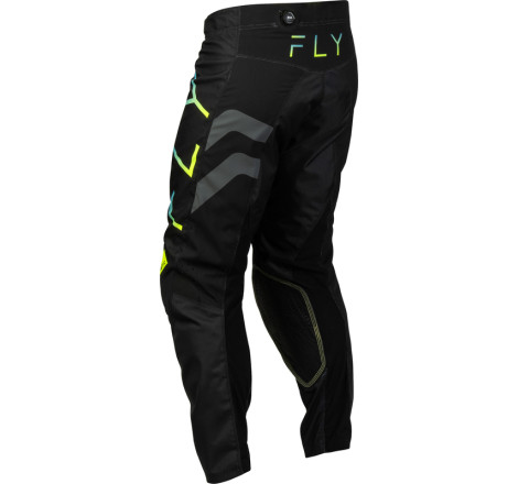 Pantalon FLY RACING Kinetic Volt - noir/gris/Teal/jaune