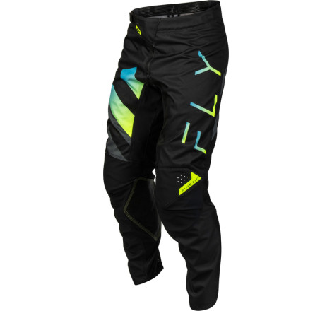 Pantalon FLY RACING Kinetic Volt - noir/gris/Teal/jaune