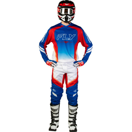 Maillot FLY RACING F-16 Raze - rouge/blanc/bleu