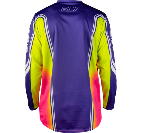 Maillot FLY RACING F-16 Raze - violet/rouge/jaune