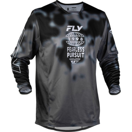 Maillot FLY RACING Kinetic Blur - noir/gris