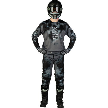 Maillot FLY RACING Kinetic Blur - noir/gris