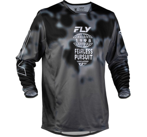 Maillot FLY RACING Kinetic Blur - noir/gris