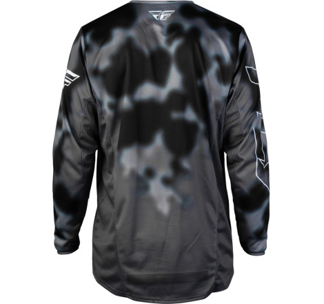 Maillot FLY RACING Kinetic Blur - noir/gris