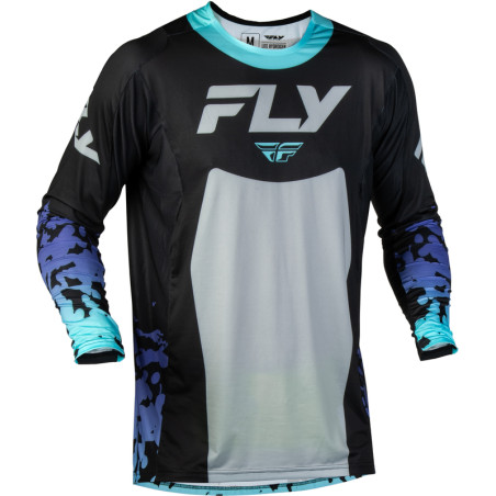 Maillot FLY RACING Lite Flake - noir/gris/multi