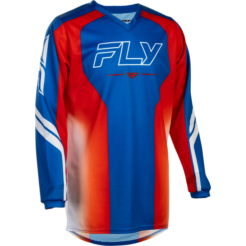 Maillot enfant FLY RACING F-16 Raze - rouge/blanc/bleu