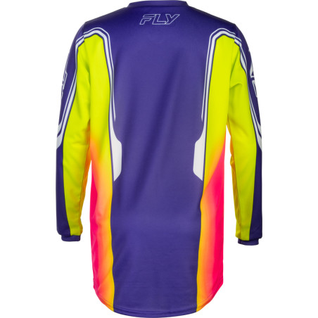 Maillot enfant FLY RACING F-16 Raze - violet/rouge/jaune