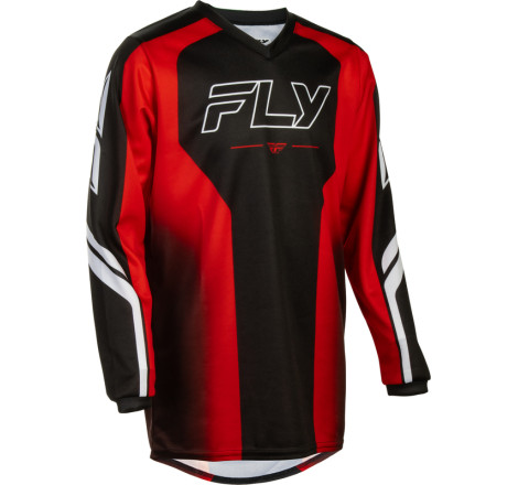 Maillot enfant FLY RACING F-16 Raze - noir/rouge/blanc