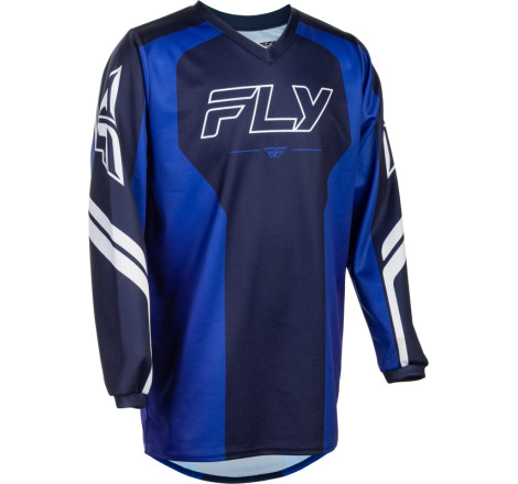 Maillot enfant FLY RACING F-16 Raze - Navy/bleu/blanc