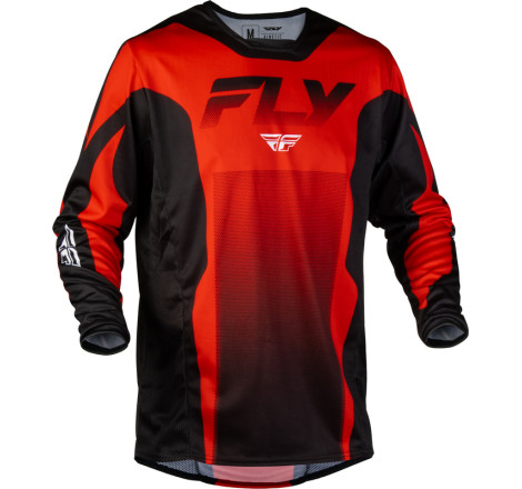 Maillot FLY RACING Kinetic Fade - rouge/noir/blanc