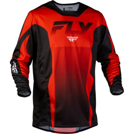 Maillot FLY RACING Kinetic Fade - rouge/noir/blanc