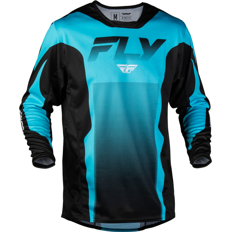 Maillot FLY RACING Kinetic Fade - bleu/noir/blanc