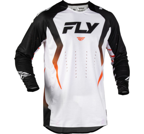 Maillot FLY RACING Evolution DST Bolt - blanc/noir/orange