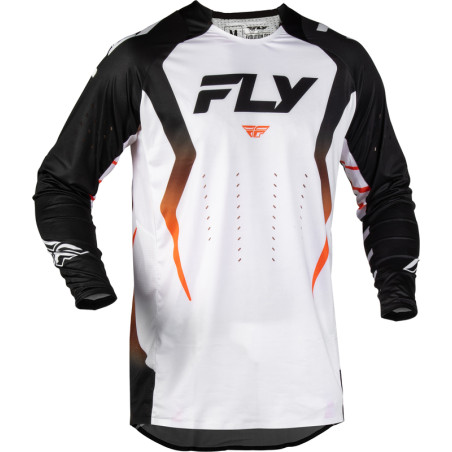 Maillot FLY RACING Evolution DST Bolt - blanc/noir/orange