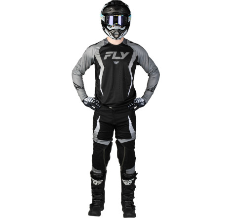 Maillot FLY RACING Evolution DST Bolt - noir/gris