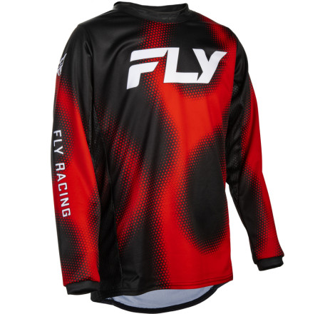 Maillot enfant FLY RACING Kinetic Torch - noir/rouge/blanc