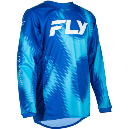 Maillot enfant FLY RACING Kinetic Torch - Light Blue/bleu