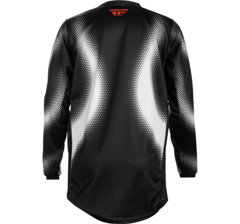 Maillot enfant FLY RACING Kinetic Torch - noir/blanc/orange