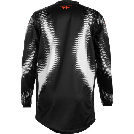 Maillot enfant FLY RACING Kinetic Torch - noir/blanc/orange