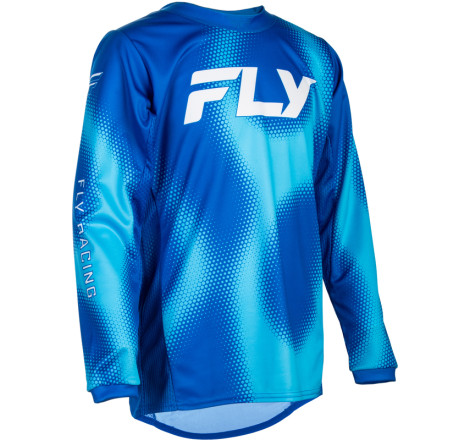 Maillot enfant FLY RACING Kinetic Torch - Light Blue/bleu