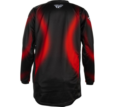 Maillot enfant FLY RACING Kinetic Torch - noir/rouge/blanc