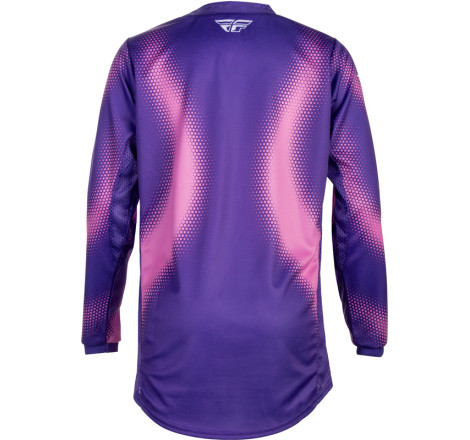 Maillot enfant FLY RACING Kinetic Torch - violet/rose