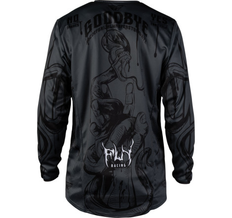 Maillot FLY RACING Kinetic Dark Series - gris/noir