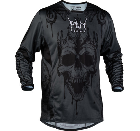 Maillot FLY RACING Kinetic Dark Series - gris/noir