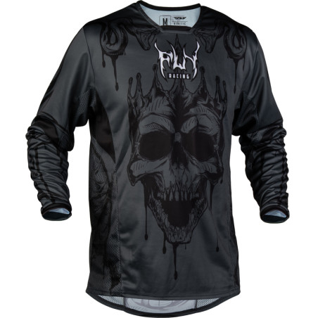 Maillot FLY RACING Kinetic Dark Series - gris/noir