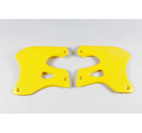 Ouïes de radiateur UFO Jaune pour Suzuki RM 125/250 1996 à 1998