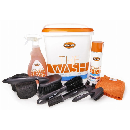 Kit de nettoyage tout-en-un TWIN AIR The Wash - entretien filtre à air moto professionnel