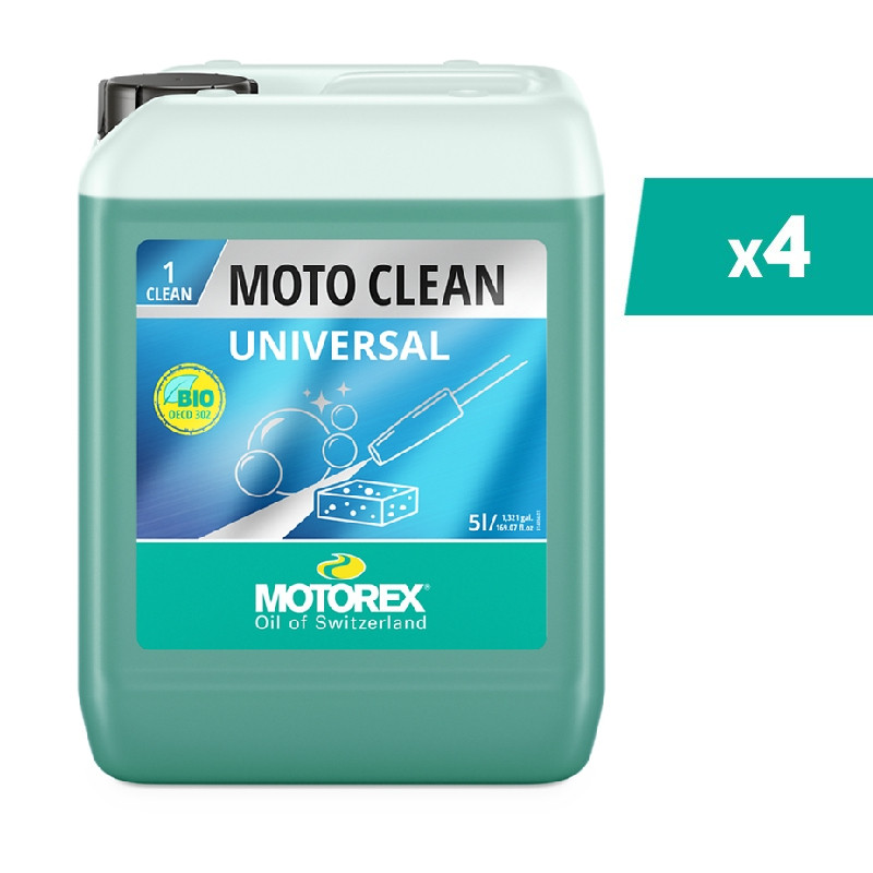 Nettoyant moto MOTOREX Moto Clean Universal - 5L (x4)