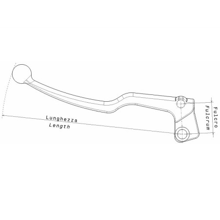 Levier d'embrayage DOMINO F33