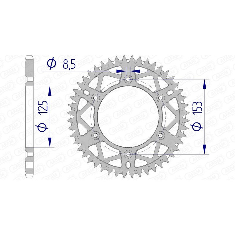 Couronne AFAM alu standard - 520