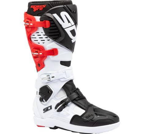 Bottes SIDI Crossfire 3 SRS - blanc/noir/rouge