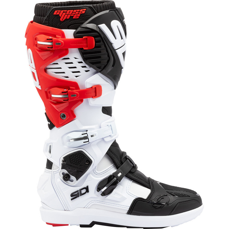 Bottes SIDI Crossfire 3 SRS - blanc/noir/rouge