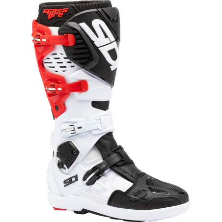 Bottes SIDI Crossfire 3 SRS - blanc/noir/rouge