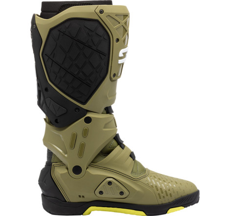 Bottes SIDI Crossair X - Olive Green/jaune fluo