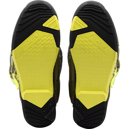 Bottes SIDI Crossair X - Olive Green/jaune fluo