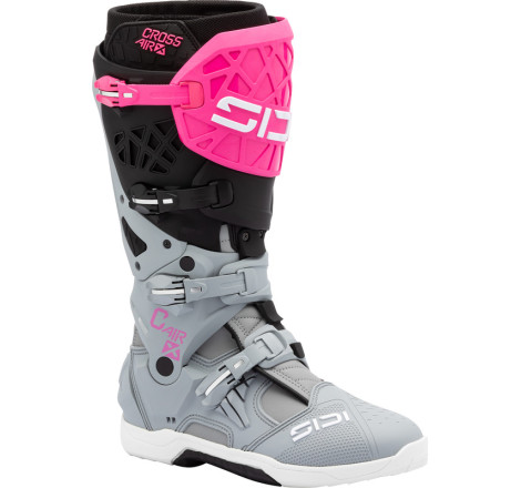 Bottes SIDI Crossair X - gris/rose fluo